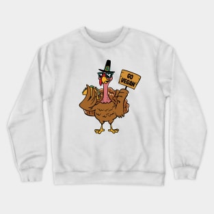 Go Vegan Save a Turkey Eat Tacos Men Women Kids Crewneck Sweatshirt